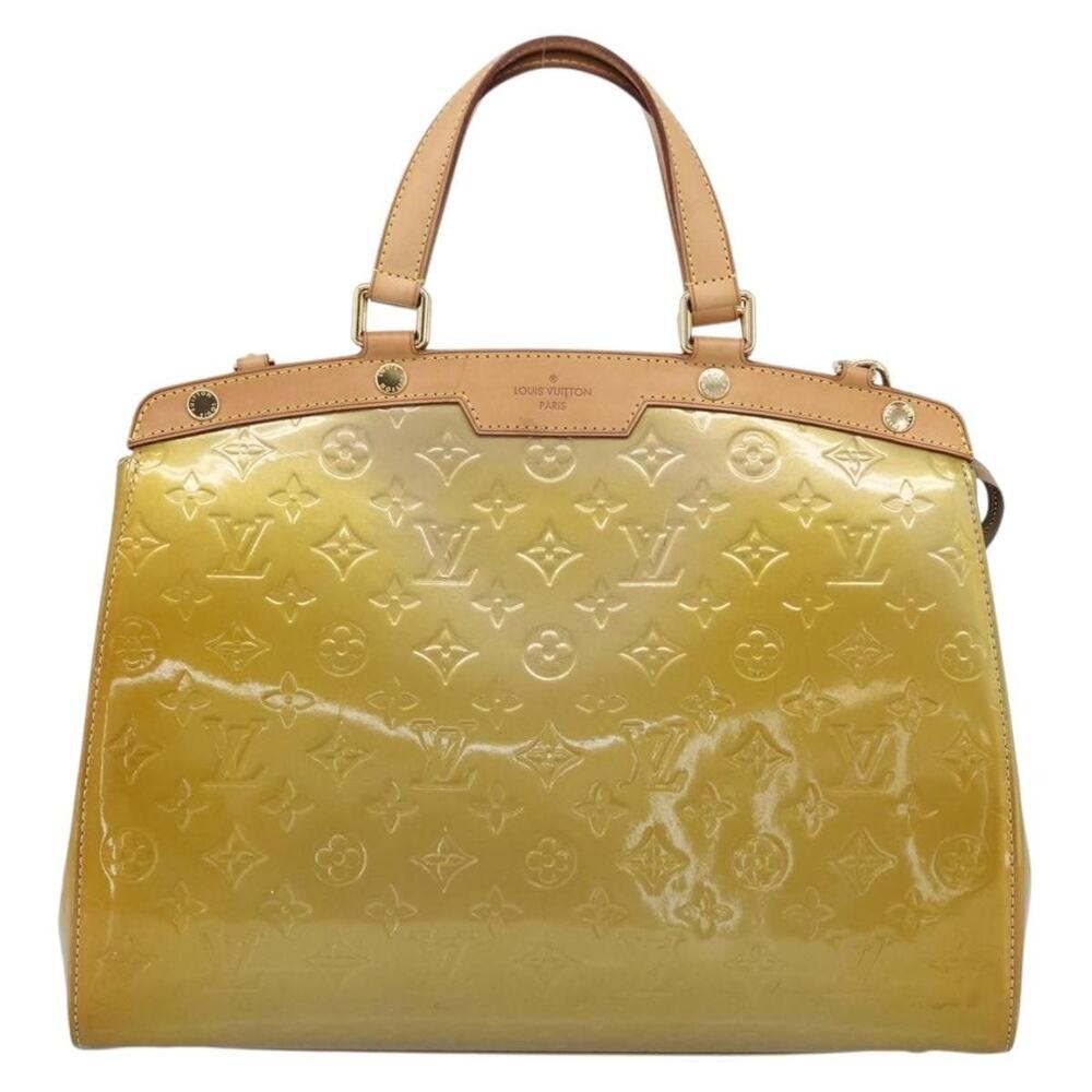 Louis Vuitton Monogram Vernis Blair GM Handbag Beige